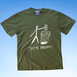 Turtle Island Mind Expansion Total Freedom Graphic T-Shirt, Sz M